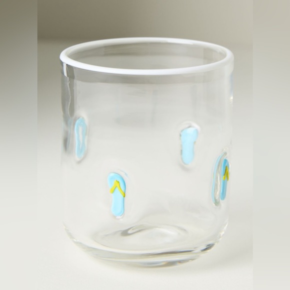 Flip Flop Anthropologie Icon Juice Glass - Picture 2 of 2